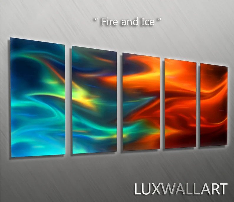 Fire and Ice Abstract